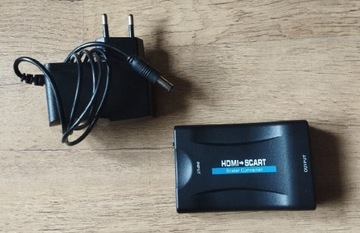 ADAPTER KONWERTER HDMI DO NA SCART AV EURO FULL HD