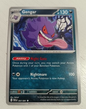 Karty Pokemon Gengar