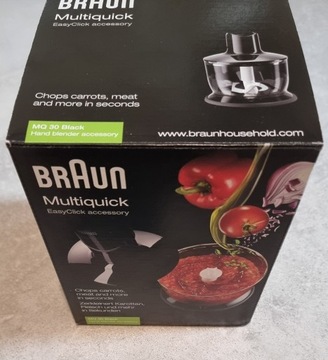 NOWY Braun MQ30 Rozdrabniacz MQ 30 Czarny