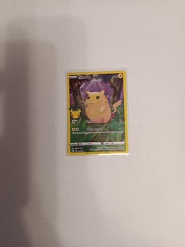 Pikachu 005/025 Oryginalna karta Pokémon 
