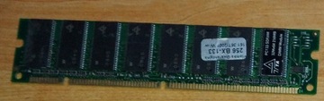 Pamięci DIMM SDRAM PC-133 256MB. Różne. 2 sztuki.