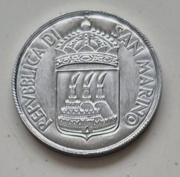 San Marino - 5 lira - 1973r. 