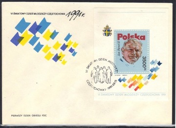 koperta FDC - 3191 - blok 143 - Jan Paweł II