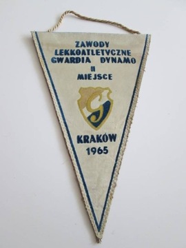 GWARDIA KRAKÓW 1965 DYNAMO PROPORCZYK 14/22 cm