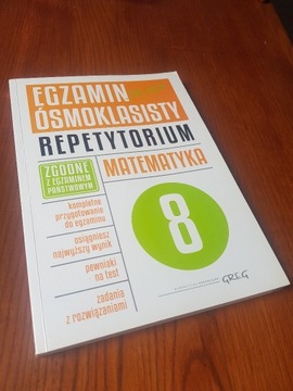 Repetytorium matematyka egzamin ósmoklasisty greg