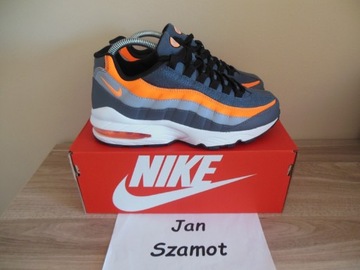 38 Buty Szare Nike Air Max 95 Grey Orange