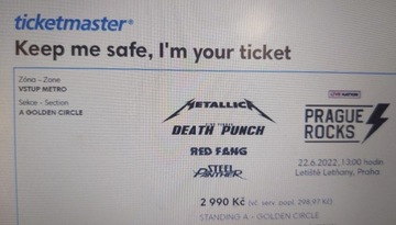 Koncert Metallica Praga 