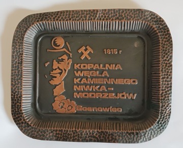 Miedziana tabliczka Kopalnia Niwka-Modrzejów