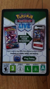 Pokemon TCG Live 20 kodów różne (opis)