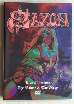 Saxon LIVE INNOCENCE. THE POWER & THE GLORY DVD.