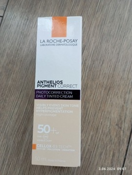 Krem Anthelios pigment correct 50 + Spf 50 ml