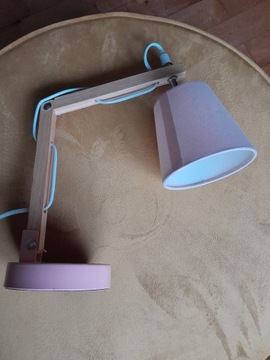 Lampa Biurkowa Lampka Różowa Skandynawska