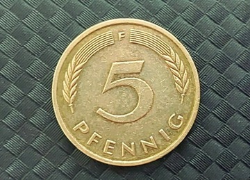 Moneta 5 pfennig 1984r