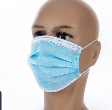 Maski 3-warstwowe antywirusowe chirurgiczne 