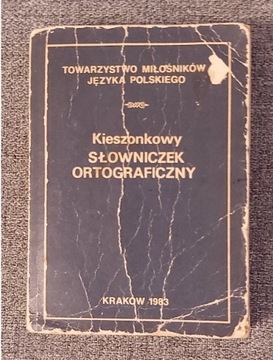 kieszonkowy słowniczek ortograficzny