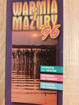 Warmia i Mazury - przewodnik 1996r