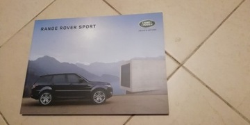 Piękny folder Range Rover-a Sport