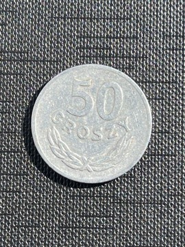 Moneta numizmatyka 50 gr groszy 1971