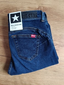 BIG STAR jeansy push up MELINDA 26/32 Nowe