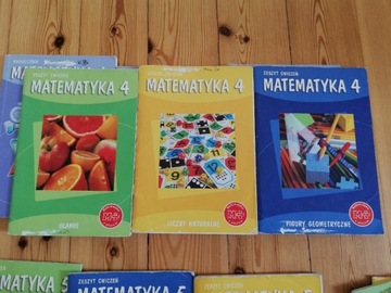 Matematyka 4, 5, 6 podręcznik i ćwiczenia GWO
