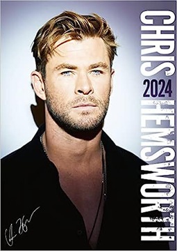 Chris Hemsworth 2024 Calendar 30x42 kalendarz