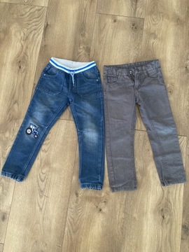 Spodnie jeans, denim dla chłopaka 116, 122