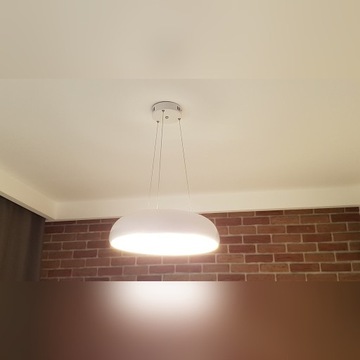 Lampa wisząca RODO 50 LED, metal, biała