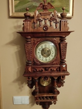 Stary zegar Gustav Becker 