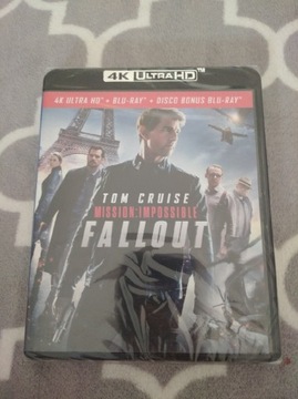 Mission Impossible Fallout 4k Blu Ray lektor
