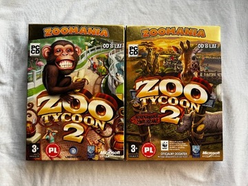 KOMPLET Zoo Tycoon 2: Podstawa i dodatek [IDEALNE]