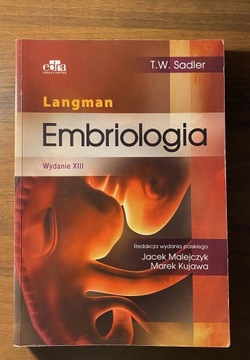 Embriologia Sadler Langman Wydanie XIII