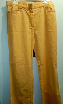 Brax: pomarańczowe jeansy damskie 42R 