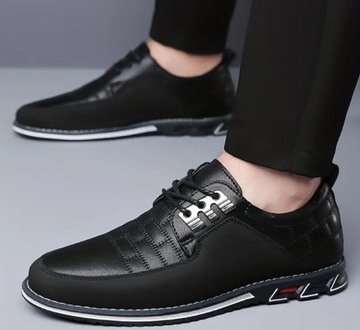 Buty czarne sport elegant 45