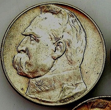 Moneta obiegowa II RP Józef Piłsudski 1935r 