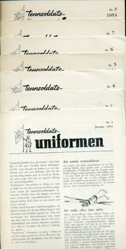 "Tennsoldats-Uniformen". Szwecja 1953 nr 1-2, 4-8