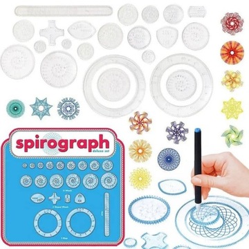 Szablon do Rysowania Geometrycznego Spirograph