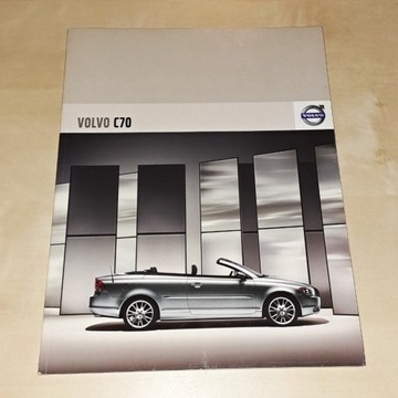 Volvo C70 2007 prospekt reklamowy