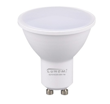 Żarówka GU10 LED 7W230v 520lm Ciepła LUNOMI 12szt.