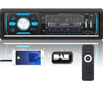 Radio samochodowe Bluetooth 1 Din MP3 4x50W  k S01