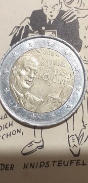 2 euro 2010 Francja Charles de Gaulle