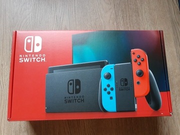 Konsola Nintendo Switch Joy-Con pudełko komplet