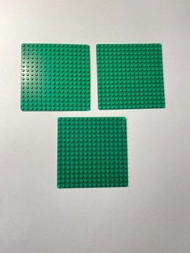 LEGO 3x Zielona płytka 16x16 3867 / 6098 / 57916 
