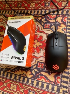 myszka gamingowa steelseries rival 3 