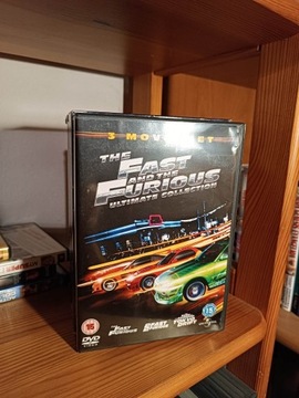 DVD FAST AND THE FURIOUS 1, 2, 3 / 3DVD.