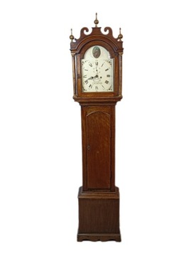 Zegar stojący angielski 200 lat, dębowy. antyk 