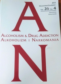 ALKOHOLIZM / NARKOMANIA terapia, artykuły