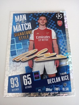 Match Attax 2023/24 Man Of The Match Rice