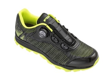 Buty rowerowe R2 Orion ATSH01A czarny/neon r.42