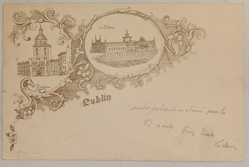 Lublin pocztówka litografia 1915