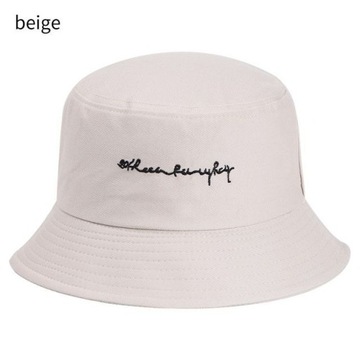 Bucket hat *czarny/beżowy*